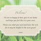 Customizable Guest Welcome Cards for the Bedroom and Bathroom Terra Pure Green Tea | GuestOutfitters.com
