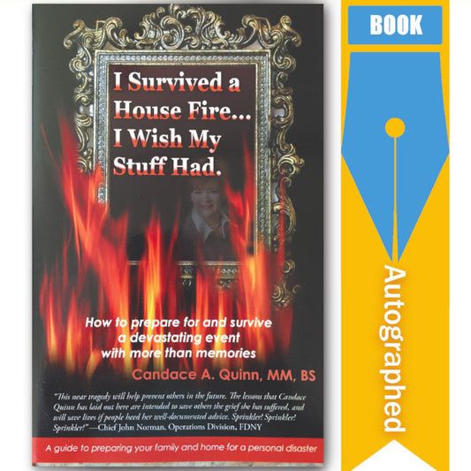 Author, Candace Quinn, I Survived A House Fire...I Wish My Stuff Had